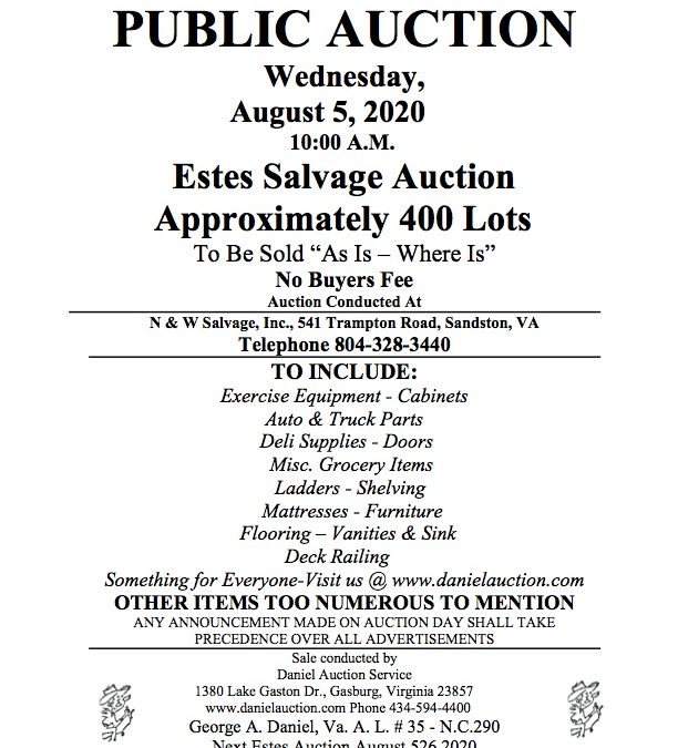 Auction Handbill