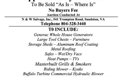  Wed. November 2, 2022 | N&W Salvage Auction     