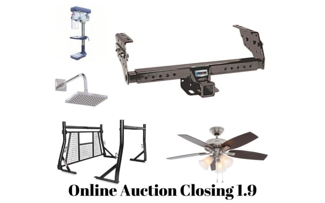 Tues. January 9, 2024 | Online Auction