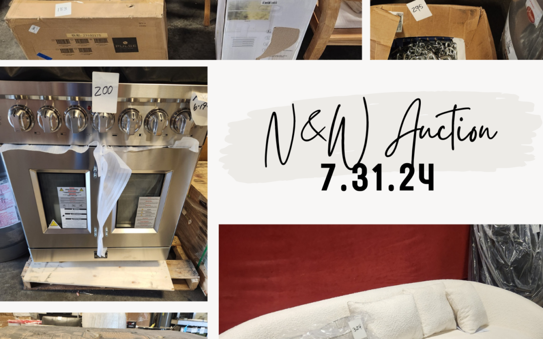 Wed. July 31, 2024 | N&W Salvage Auction     