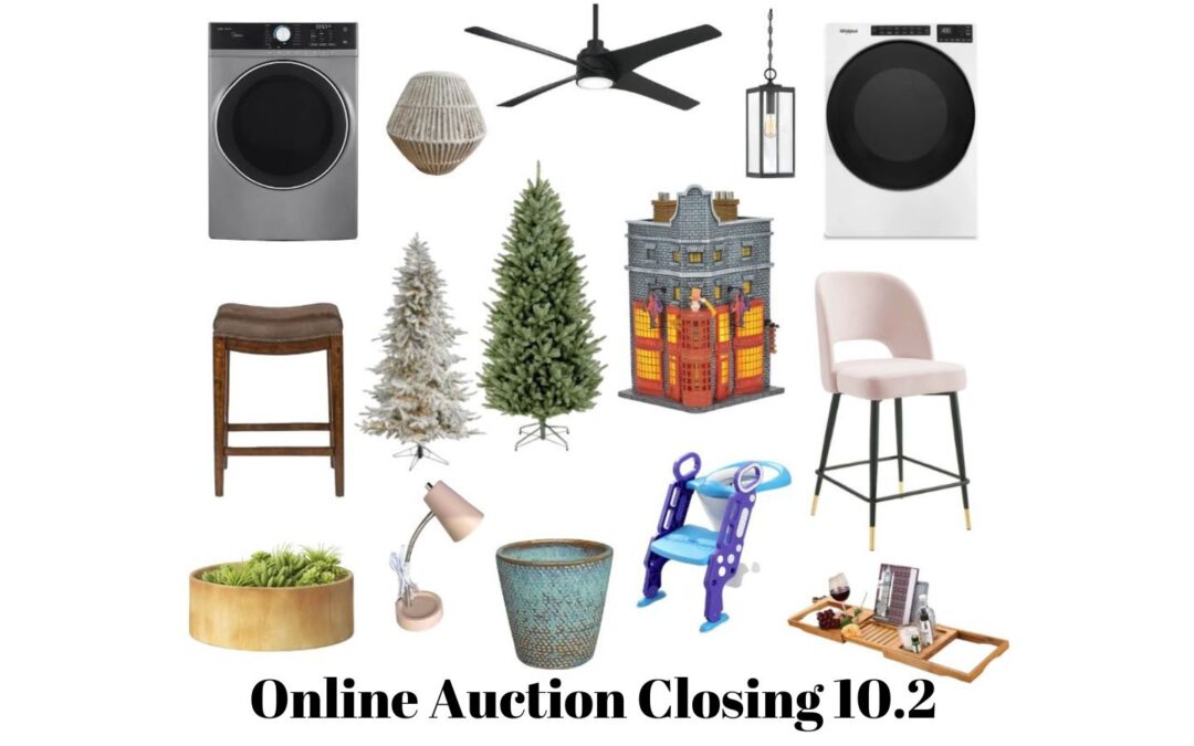 Wednesday, October 2nd | Online Auction