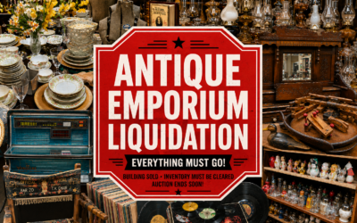ONLINE AUCTION | Flash Business Liquidation, Cherie’s Antique Emporium | June 7th, 2026