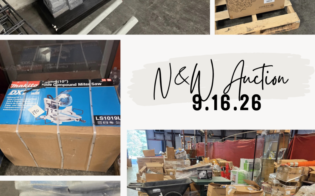 LIVE AUCTION | N&W Salvage, Inc | September 16, 2026